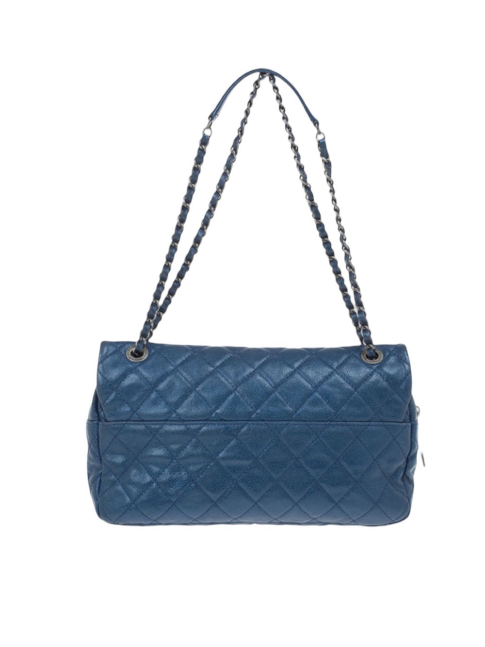 Chanel Caviar Metallic Blue Flap - Picture 2 of 3